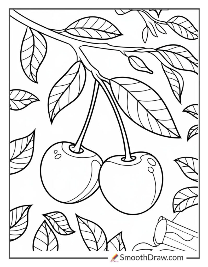 48 Fruit Coloring Pages (Free PDFs)