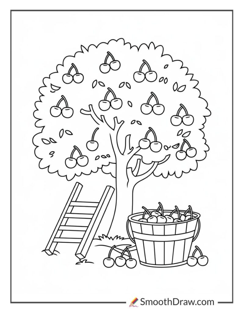 48 Fruit Coloring Pages (Free PDFs)