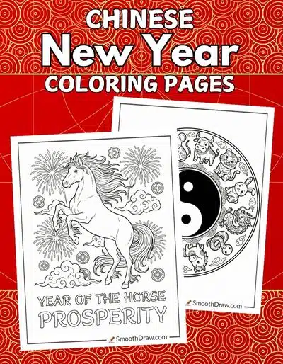 Chinese New Year coloring pages f