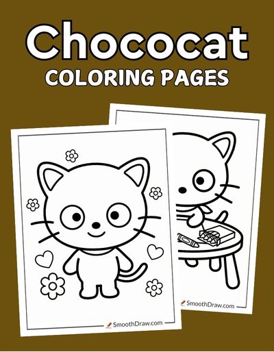 Chococat coloring pages f