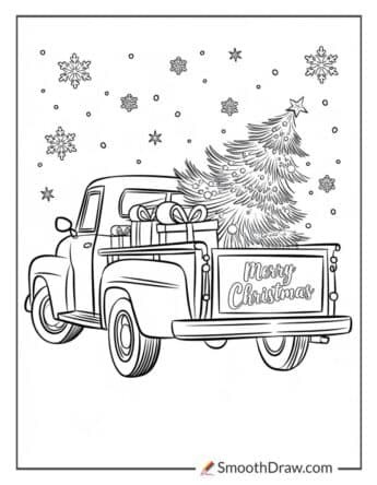 Christmas Pickup Truck