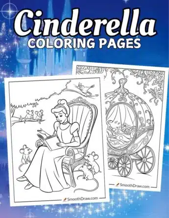 Cinderella Coloring Pages f