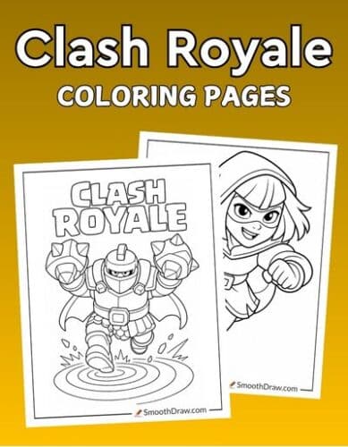 Clash Royale coloring pages f