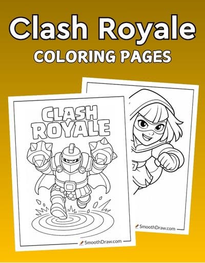 Clash Royale coloring pages f