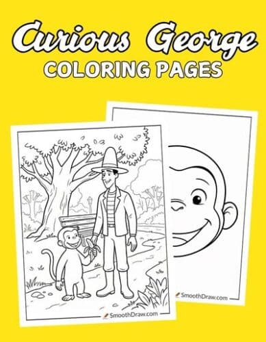 Curious George coloring pages f