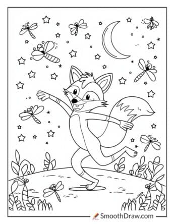 Dancing fox