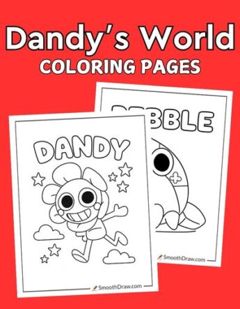 Dandy's World coloring pages f