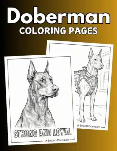 Doberman coloring pages f