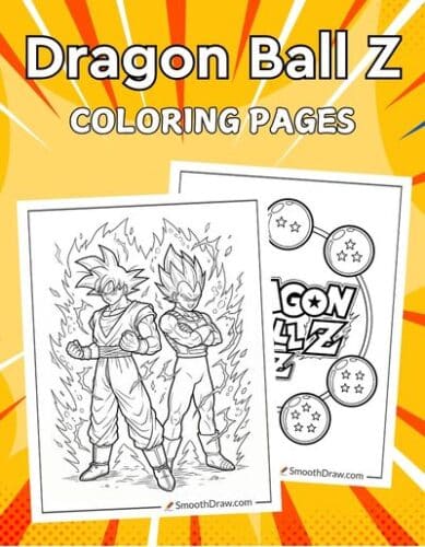 Dragon Ball Z coloring pages f