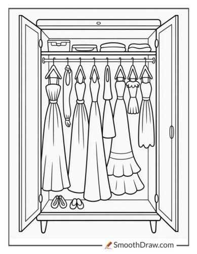Dress Up Closet Full Of Dresses