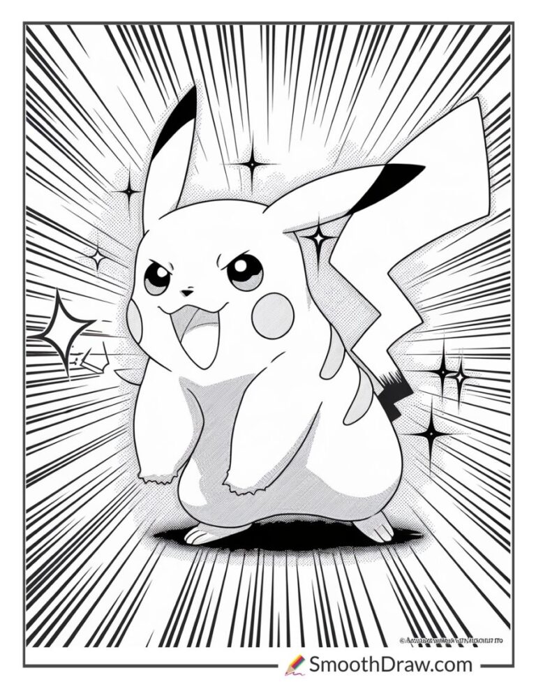 Color A Simple Pikachu 52 Free Pikachu Coloring Pages (Printable PDFs)