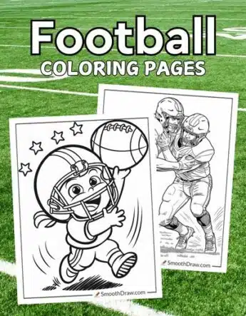 Football coloring pages