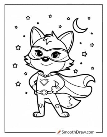 Fox as a superhero