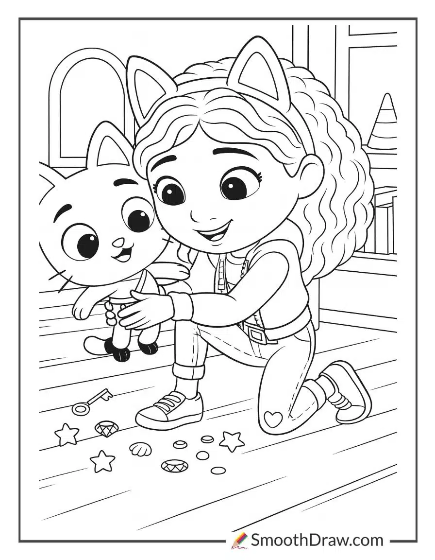 Gabby And Pandy Discovering Tiny Treasures