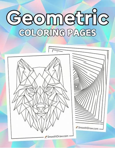 Geometric coloring pages f