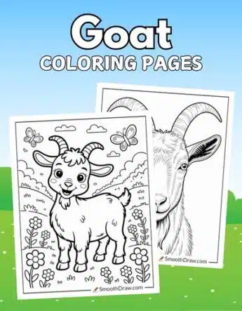 Goat coloring pages f