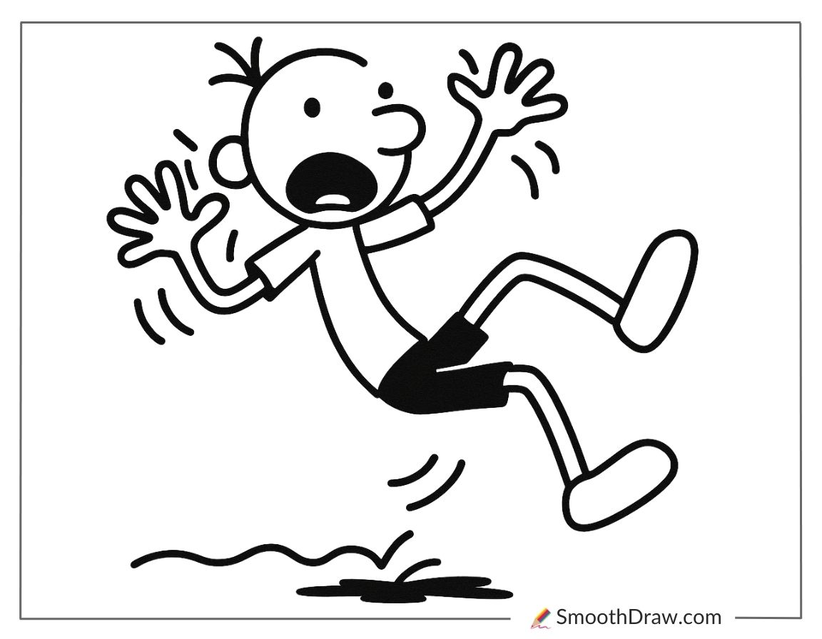 Greg Heffley Tripping And Falling