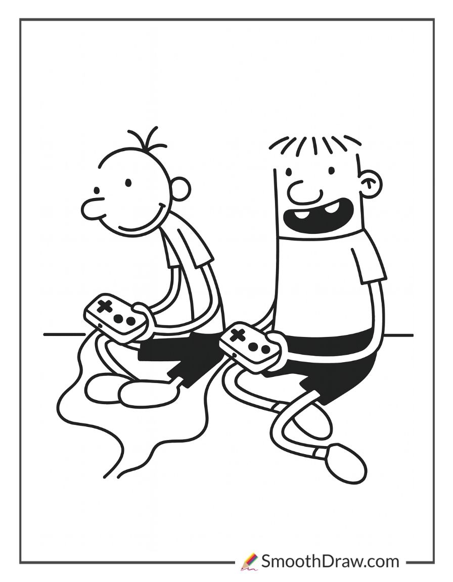 Greg And Rowley Playing Video Games