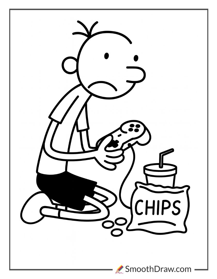 Greg With Video Game Controller