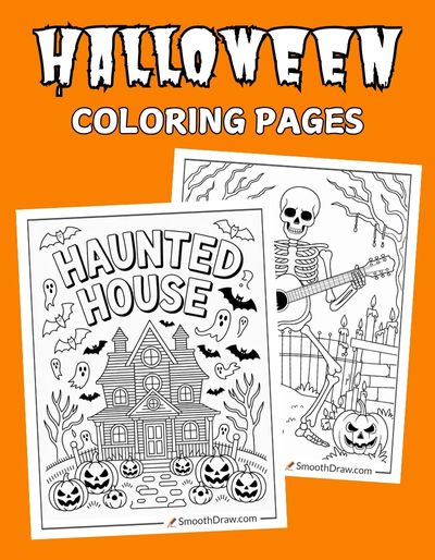 Halloween coloring pages f