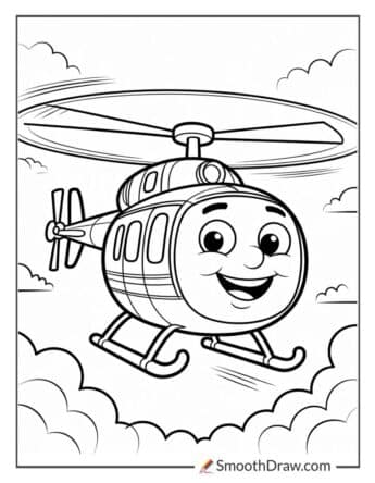 Harold the helicopter friendly character