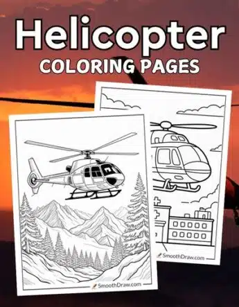 Helicopter coloring pages f