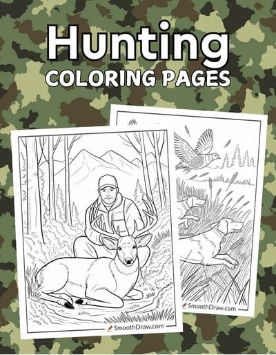 Hunting coloring pages f