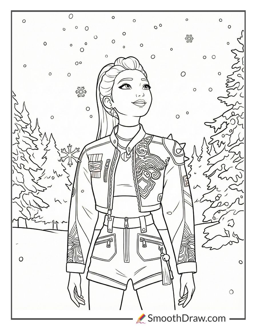 Huntrix In Snowy Winter