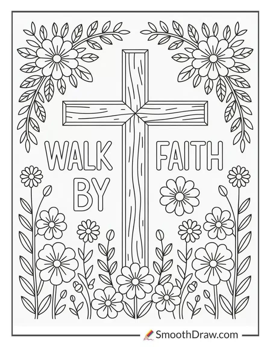 Inspirational Scripture Verse For Coloring