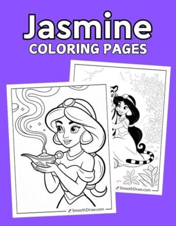 Jasmine coloring pages f