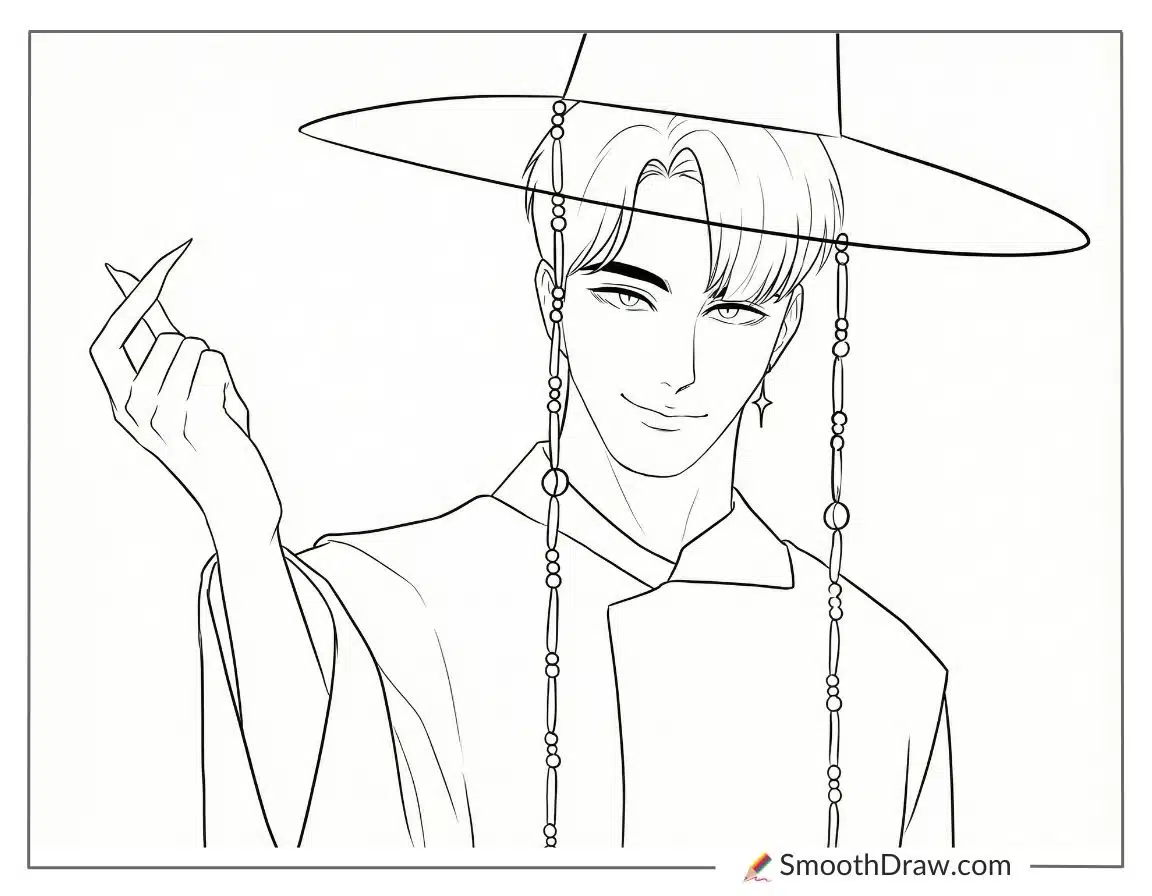 Jinu practicing dance moves alone