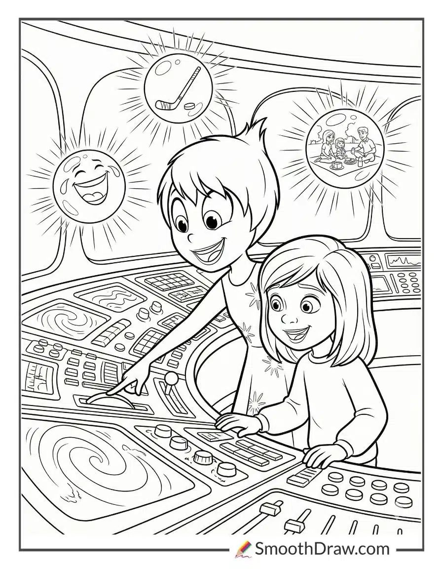 Joy With Rileys Core Memories