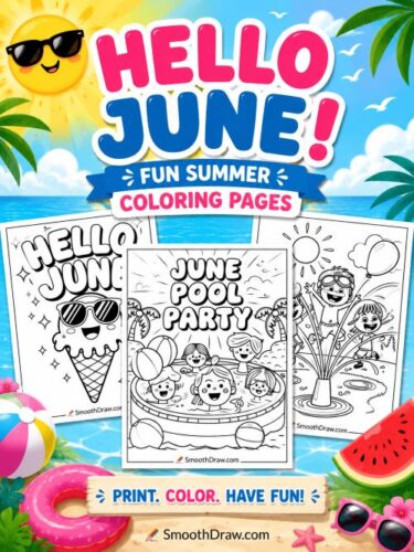 June coloring pages f 2
