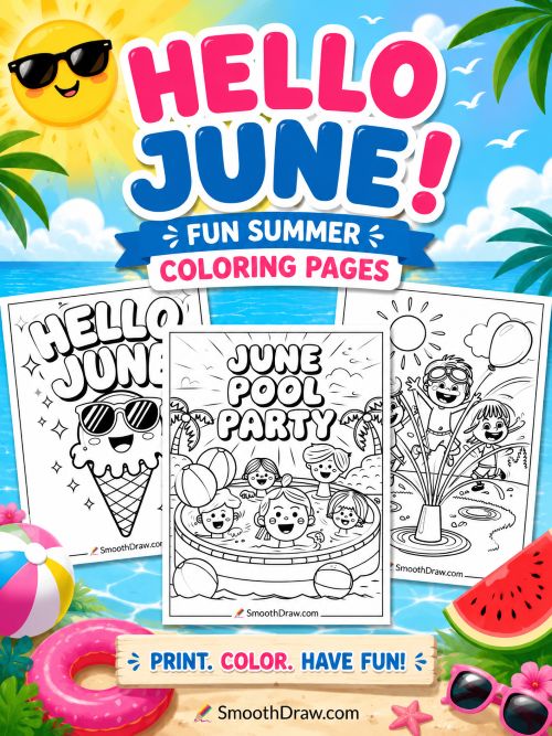 June coloring pages f 2