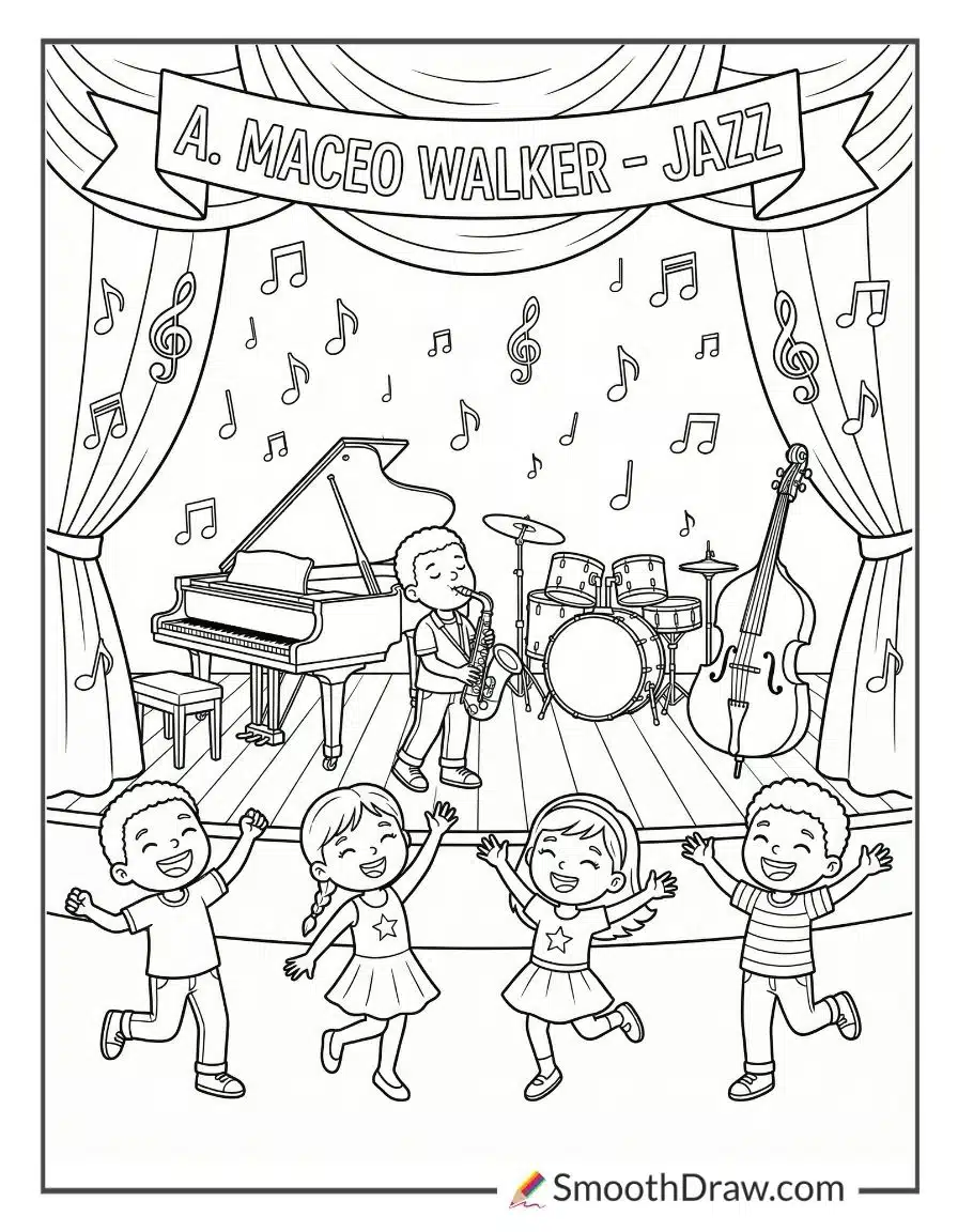 Kids Dancing To A Maceo Walker Music