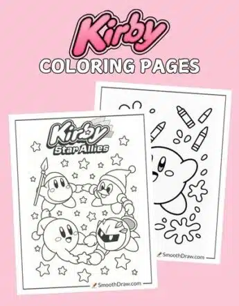 Kirby coloring pages f