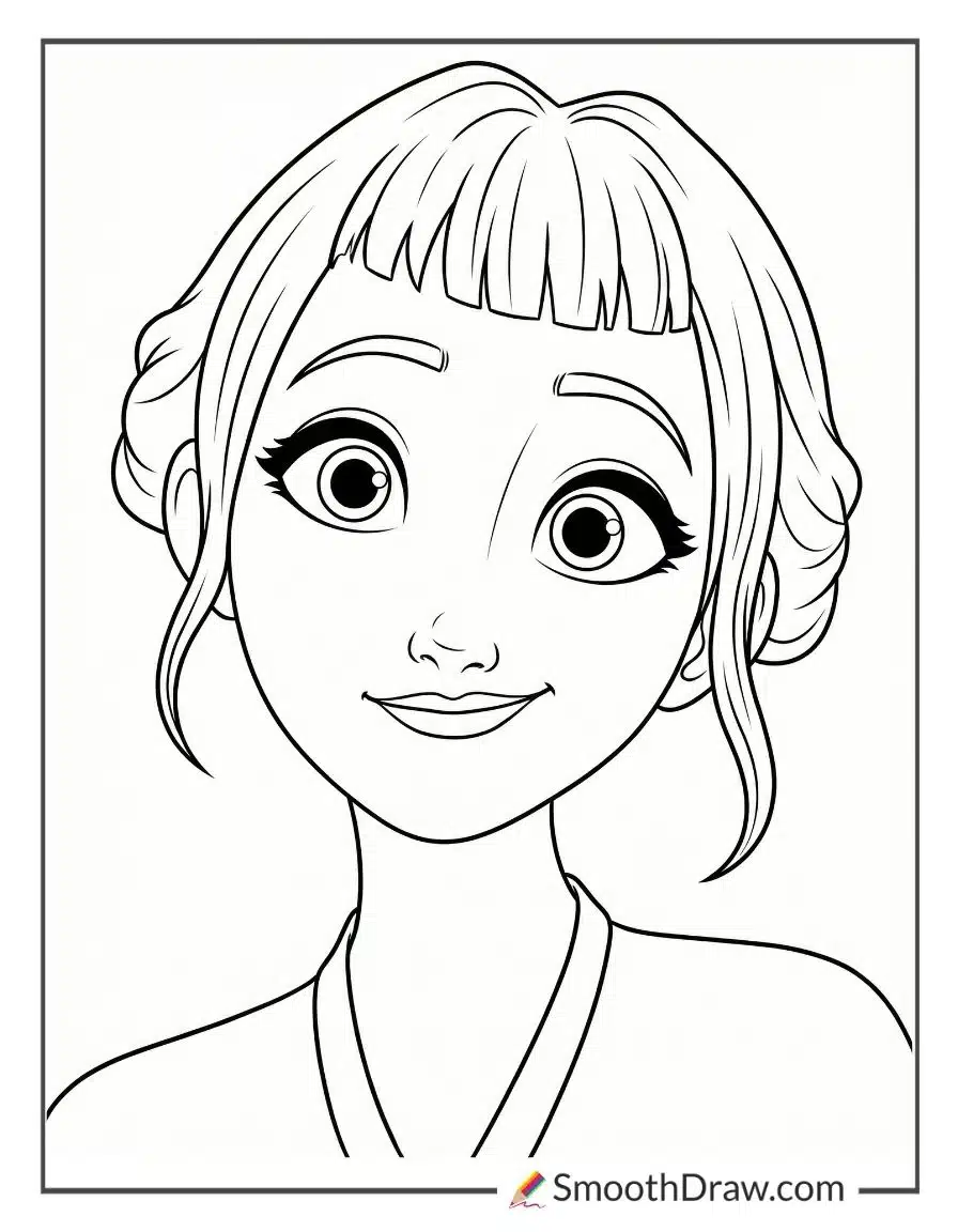 Kpop Demon Hunters Zoey face