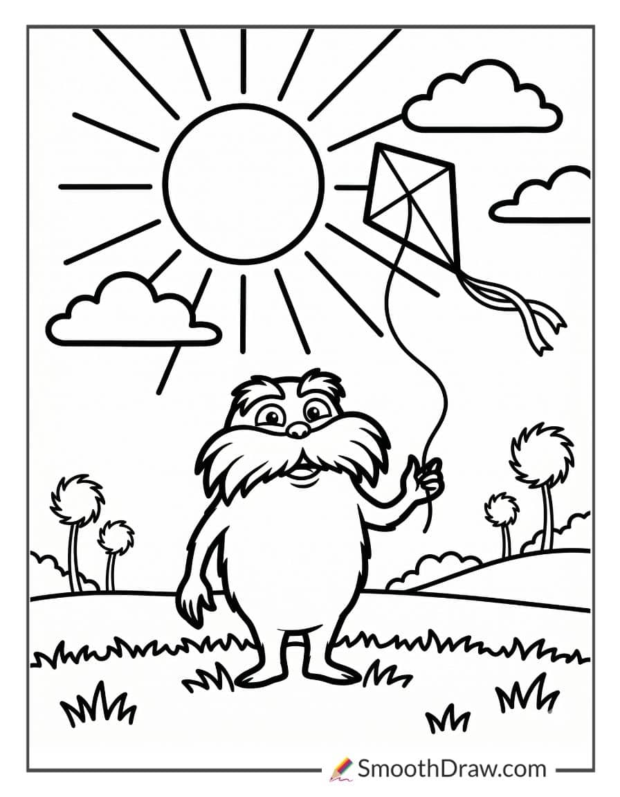 Lorax In Sunny Summer Field