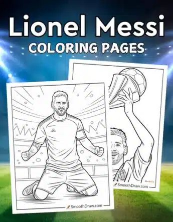 Messi coloring pages f