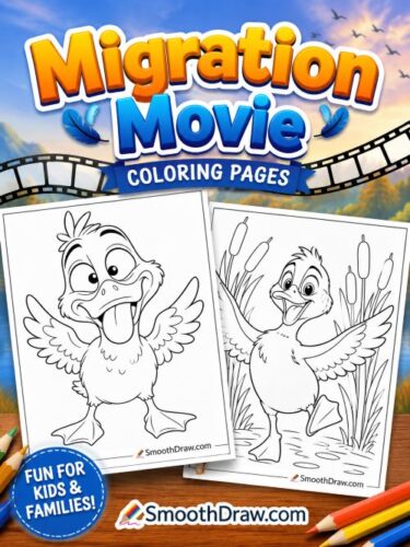 Migration movie coloring pages