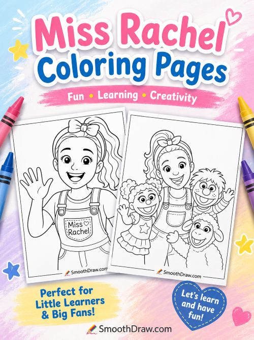 Miss Rachel coloring pages f