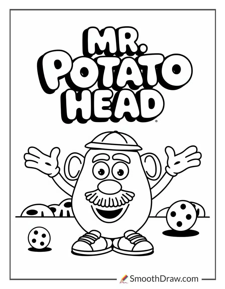 Mr. Potato Head changing faces