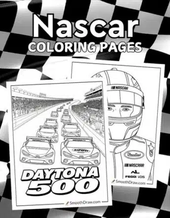 Nascar coloring pages f
