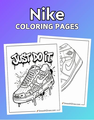 Nike coloring pages f