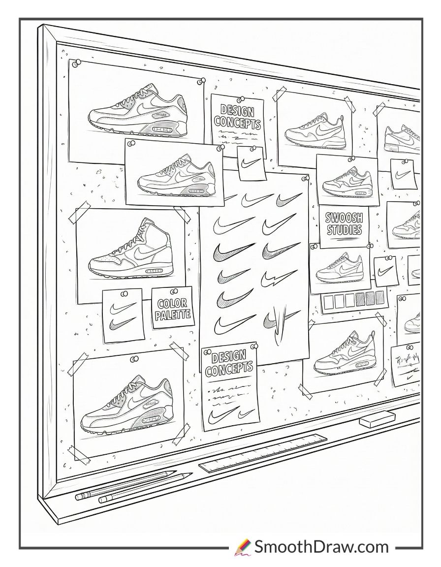Nike Shoe Design Display