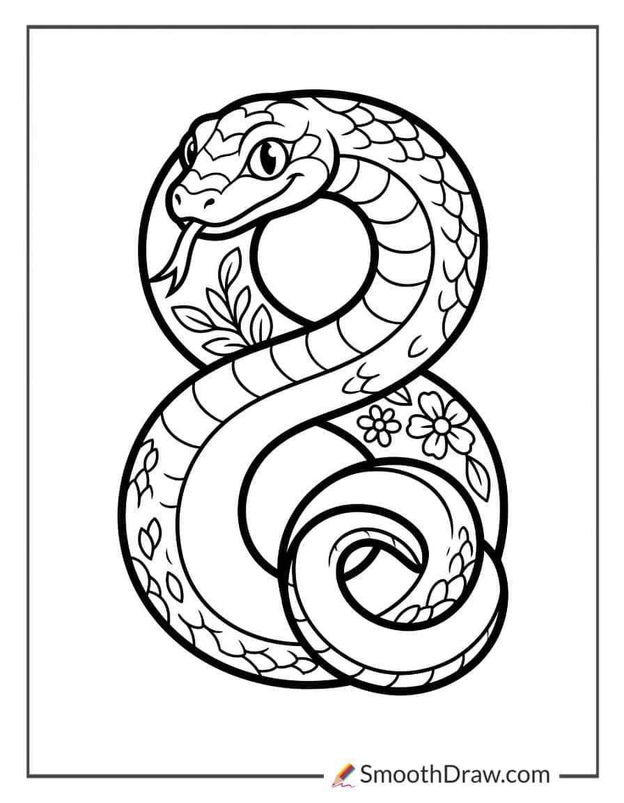Number 8 Snake