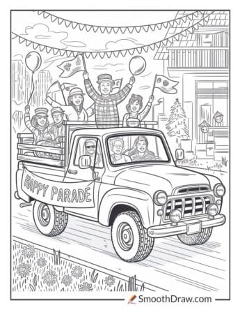 Parade Pickup Truck