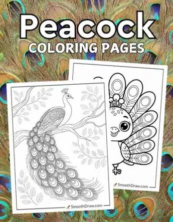 Peacock coloring pages f