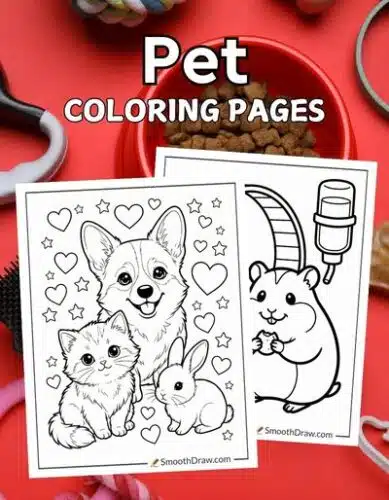 Pet coloring pages f