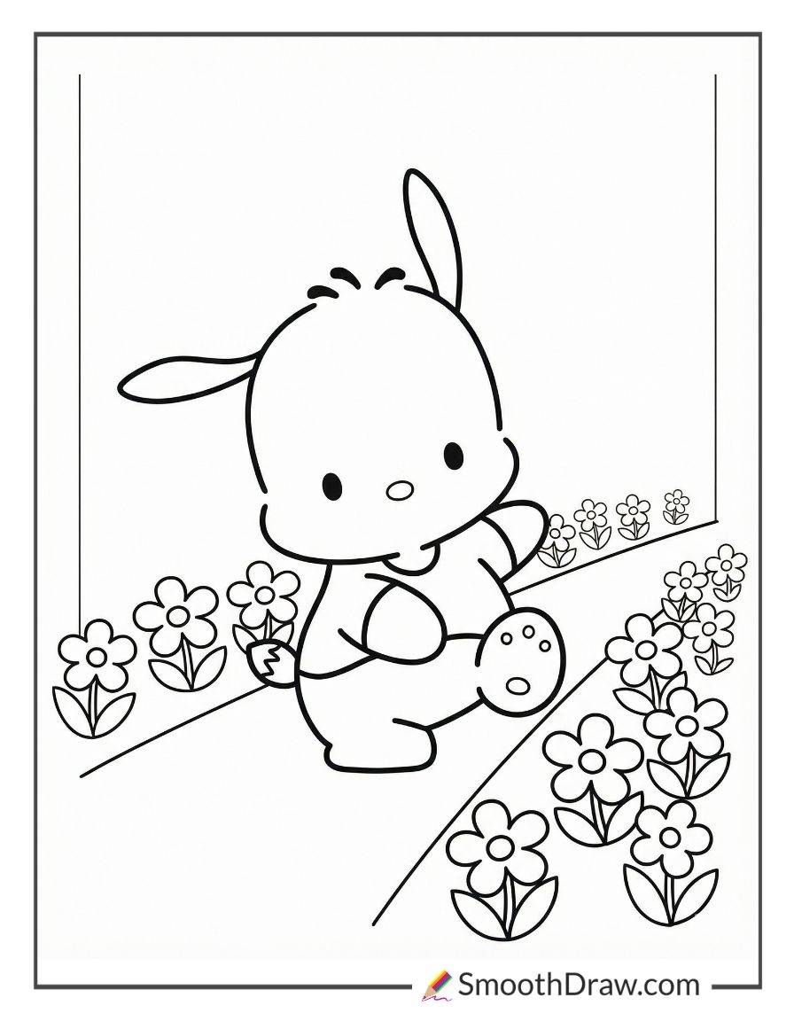 Pochacco Springtime Flower Walk